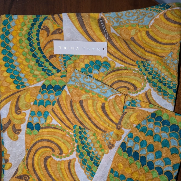 Trina Turk Multicolor Patterned Women Shorts. Gorgeous SZ 10. NWT. - Picture 2 of 6